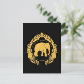 Thai Elephant Briefkaart (Staand voorkant)
