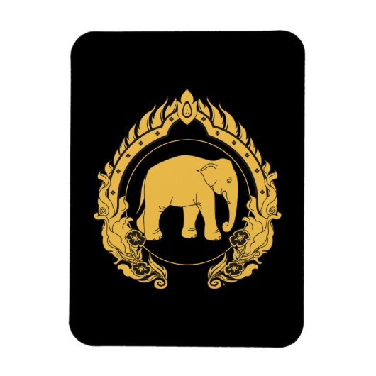 Thai Elephant Magneet (Verticaal)