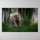 Thai Elephant Poster (Voorkant)