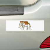 Thai Erawan White Elephant Bumpersticker (Op auto)