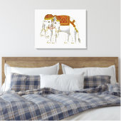 Thai Erawan White Elephant Canvas Afdruk (Insitu (Slaapkamer))