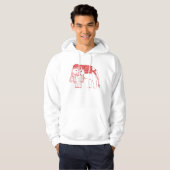 Thai Erawan White Elephant Hoodie (Voorkant volledig)