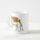 Thai Erawan White Elephant Koffiemok (Voorkant links)