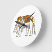 Thai Erawan White Elephant Ronde Klok (Hoek)