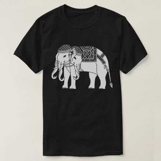 Thai Erawan White Elephant T-shirt (Design voorkant)