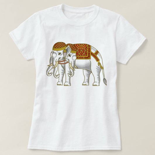Thai Erawan White Elephant T-shirt (Design voorkant)
