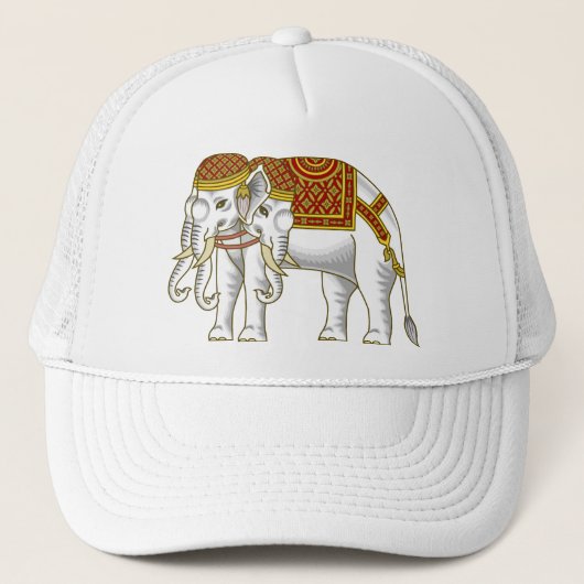 Thai Erawan White Elephant Trucker Pet (Voorkant)