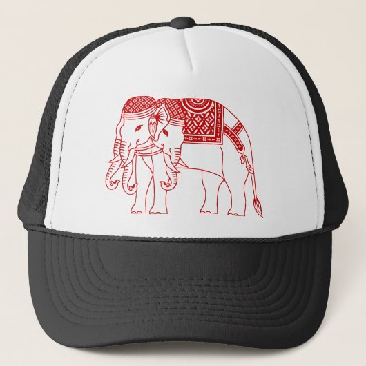 Thai Erawan White Elephant Trucker Pet (Voorkant)
