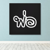Thai Father - พ่ อ / Phaw - Thai Language Script Canvas Afdruk (Insitu (Houten vloer))