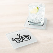 Thai Father - พ่ อ / Phaw - Thai Language Script Glazen Onderzetter (Schuin)