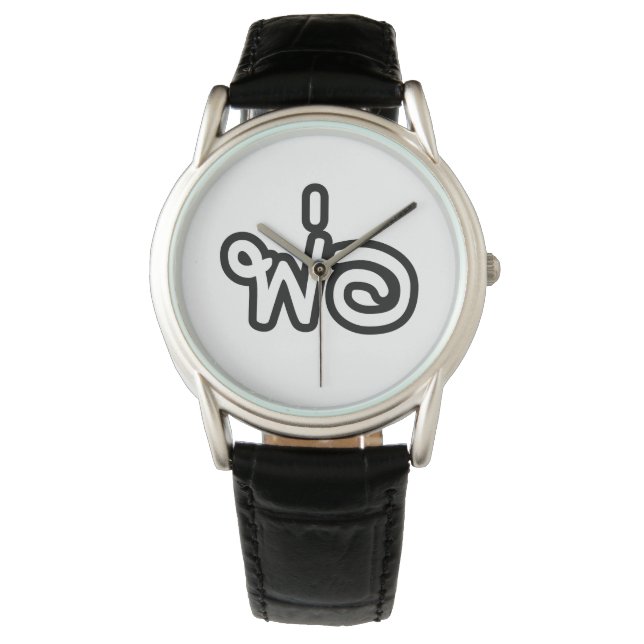 Thai Father - พ่ อ / Phaw - Thai Language Script Horloge (Voorkant)