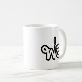 Thai Father - พ่ อ / Phaw - Thai Language Script Koffiemok (Voorkant rechts)