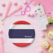 Thai Flag borden, feest, sport, Thailand Papieren Bordje (Feest)