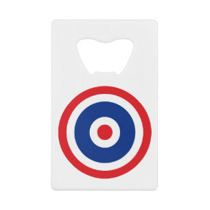 Thai Flag Roundel Target Creditkaart Flessenopener