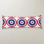 Thai Flag Roundel Target Lichaamskussen (Achterkant)