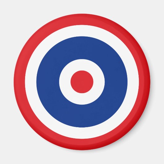 Thai Flag Roundel Target Magneet (Voorkant)