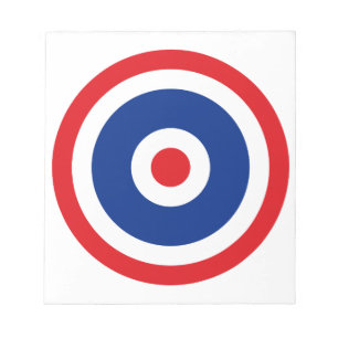 Thai Flag Roundel Target Notitieblok