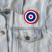 Thai Flag Roundel Target Ronde Button 5,7 Cm (In situ)