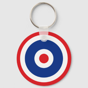 Thai Flag Roundel Target Sleutelhanger