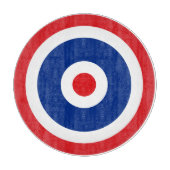 Thai Flag Roundel Target Snijplank (Voorkant)