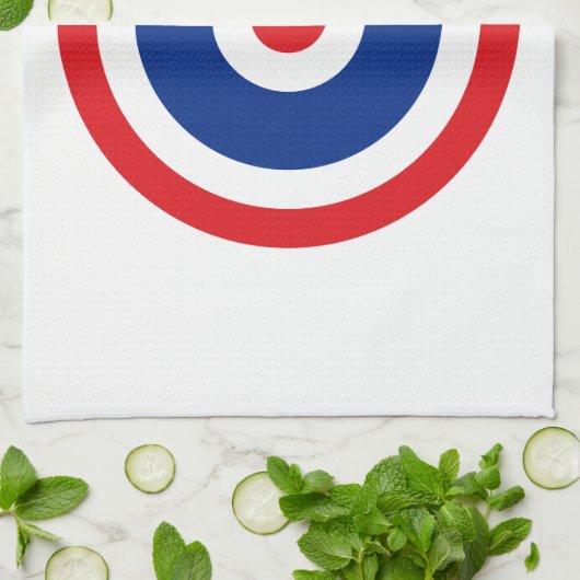 Thai Flag Roundel Target Theedoek (Gevouwen)