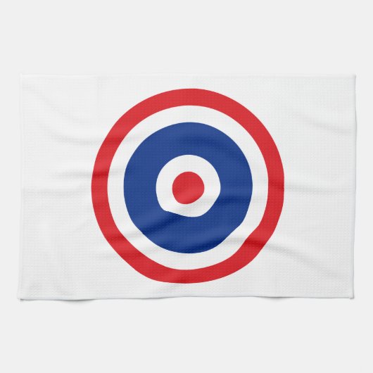 Thai Flag Roundel Target Theedoek (Horizontaal)