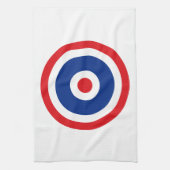 Thai Flag Roundel Target Theedoek (Verticaal)