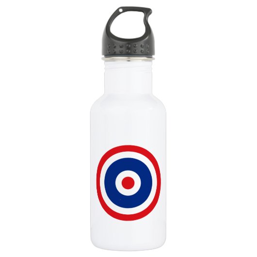 Thai Flag Roundel Target Waterfles (Voorkant)