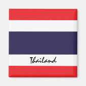 Thai flag & Thailand holiday/fans Magneet (Voorkant)