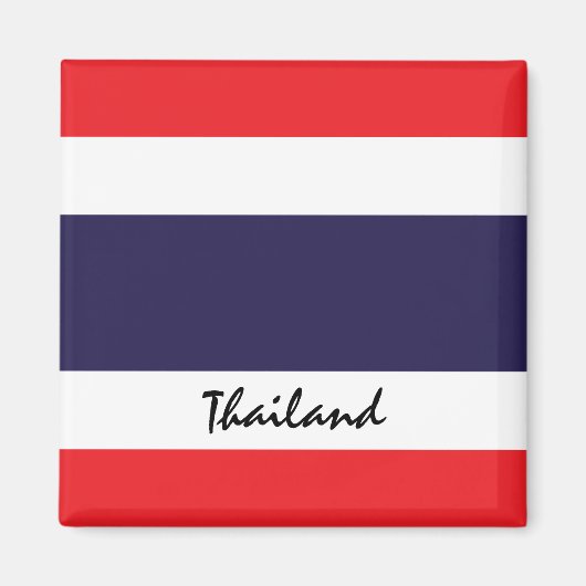 Thai flag & Thailand holiday/fans Magneet (Voorkant)