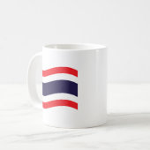 Thai Flag Wave Koffiemok (Voorkant links)