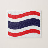 Thai Flag Wave Legpuzzel (Horizontaal)