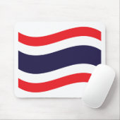 Thai Flag Wave Muismat (Met muis)