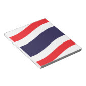 Thai Flag Wave Notitieblok (Schuin)