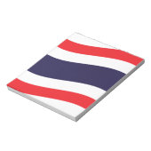 Thai Flag Wave Notitieblok (Linkerzijde)