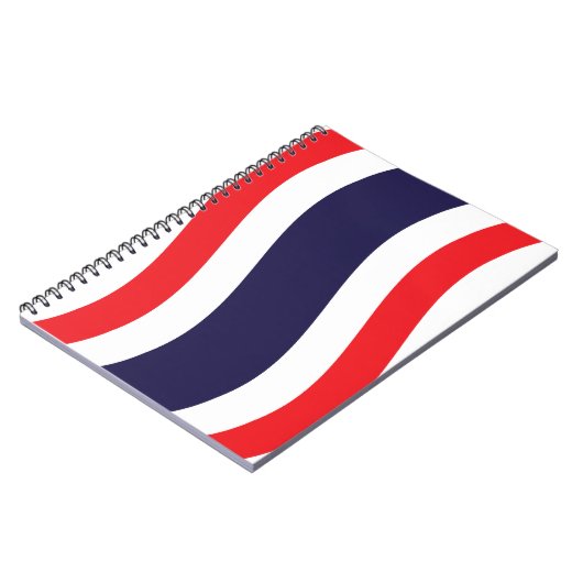 Thai Flag Wave Notitieboek (Linkerzijde)