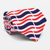 Thai Flag Wave Stropdas (Opgerold)