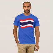 Thai Flag Wave T-shirt (Voorkant volledig)