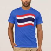 Thai Flag Wave T-shirt (Voorkant)