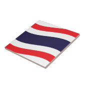 Thai Flag Wave Tegeltje (Zijkant)
