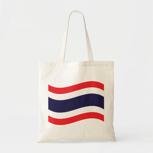 Thai Flag Wave Tote Bag (Voorkant)