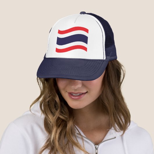 Thai Flag Wave Trucker Pet (In situ)