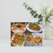 Thai food briefkaart (Staand voorkant)