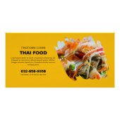 Thai Food Custom Glossy Poster (Voorkant)
