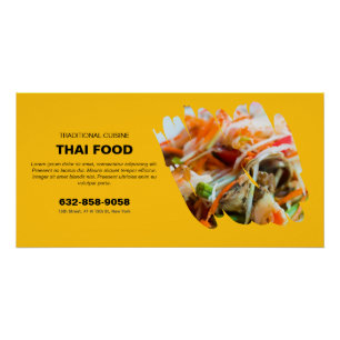 Thai Food Custom Glossy Poster