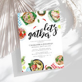 Thai Food Dinner Party repetitie diner Kaart