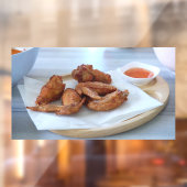 Thai Food Fried Chicken Food Fried Chicken Wings Raamsticker (Vel 2)