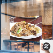 Thai Food Noodle Fried Noodles Meal Restaurant Raamsticker (Cafe Raam)