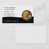 Thai Food Restaurant Keuken Visitekaartjes (Voorkant / Achterkant)