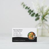 Thai Food Restaurant Keuken Visitekaartjes (Staand voorkant)